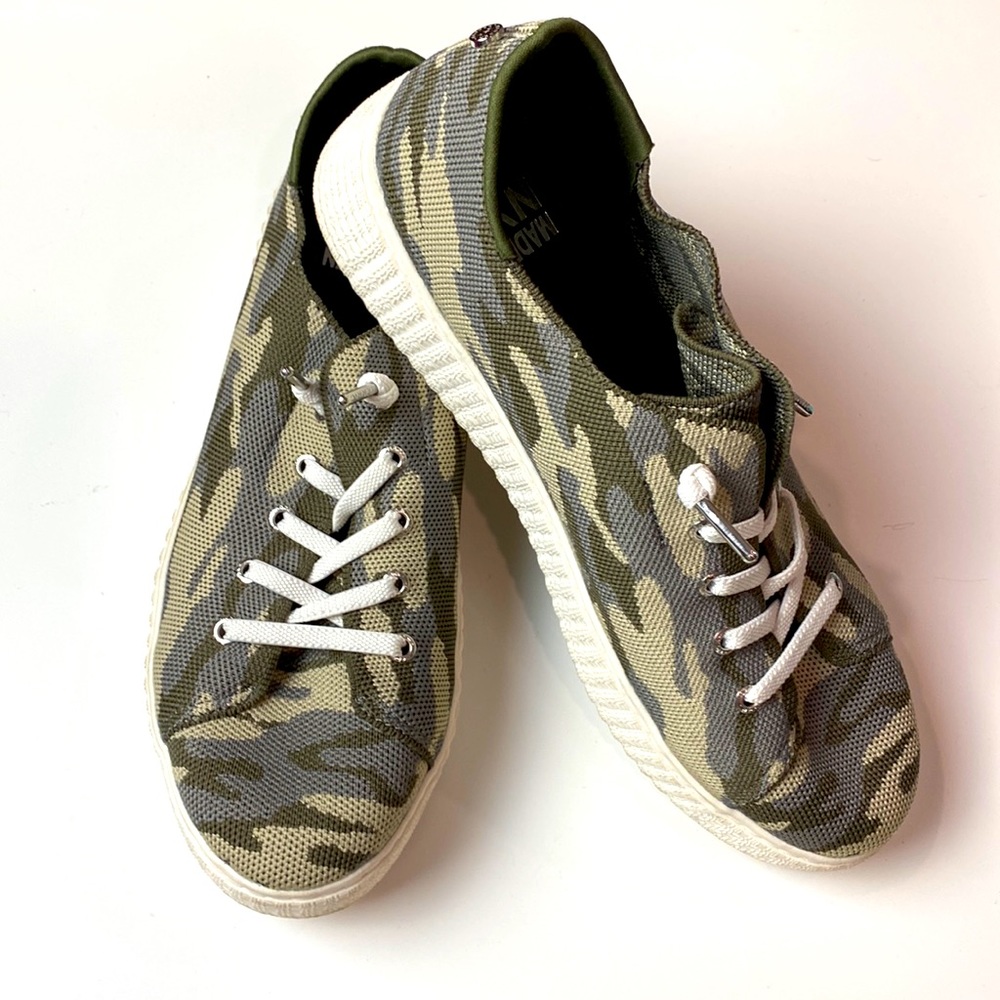 Madden NYC Camo Platform Sneakers